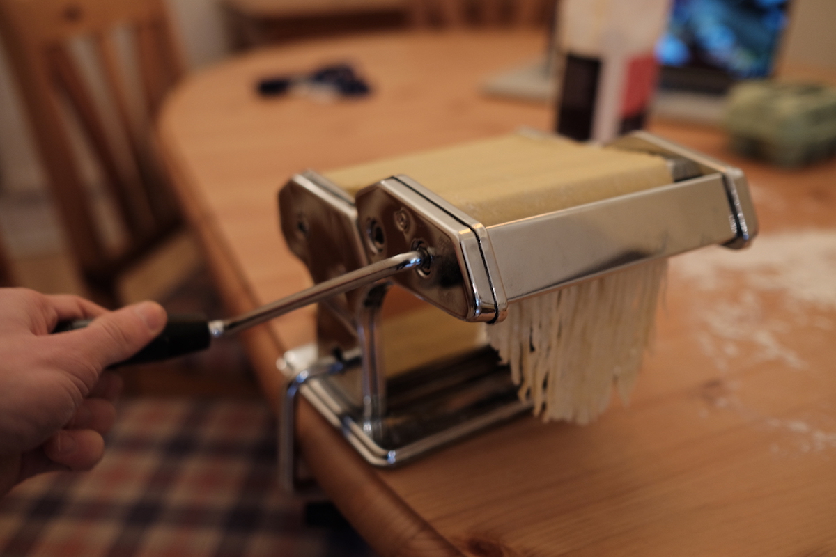 Pasta cut