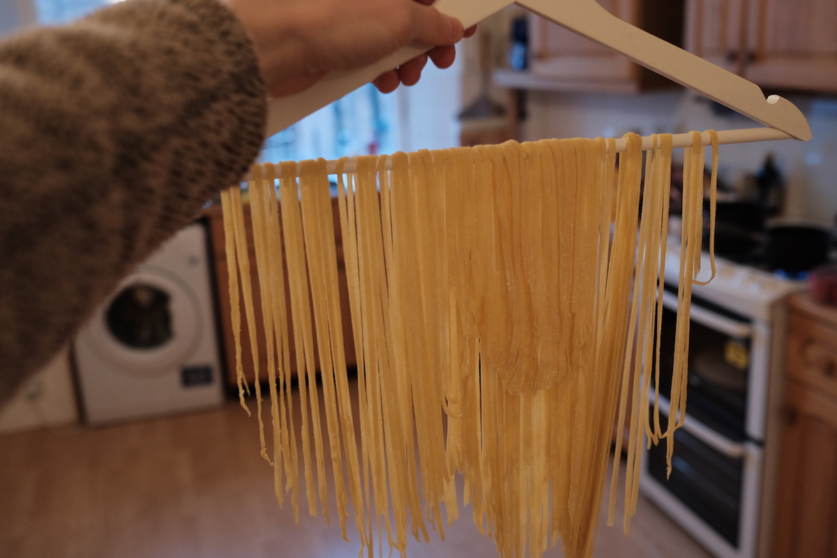 Pasta cut
